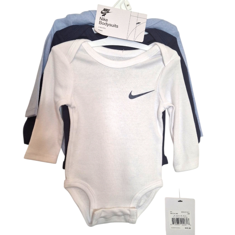 NWT Infant Nike 3 Piece Bodysuits